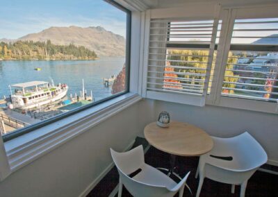 The view from one of our Private rooms at Absoloot Hostel Queenstown