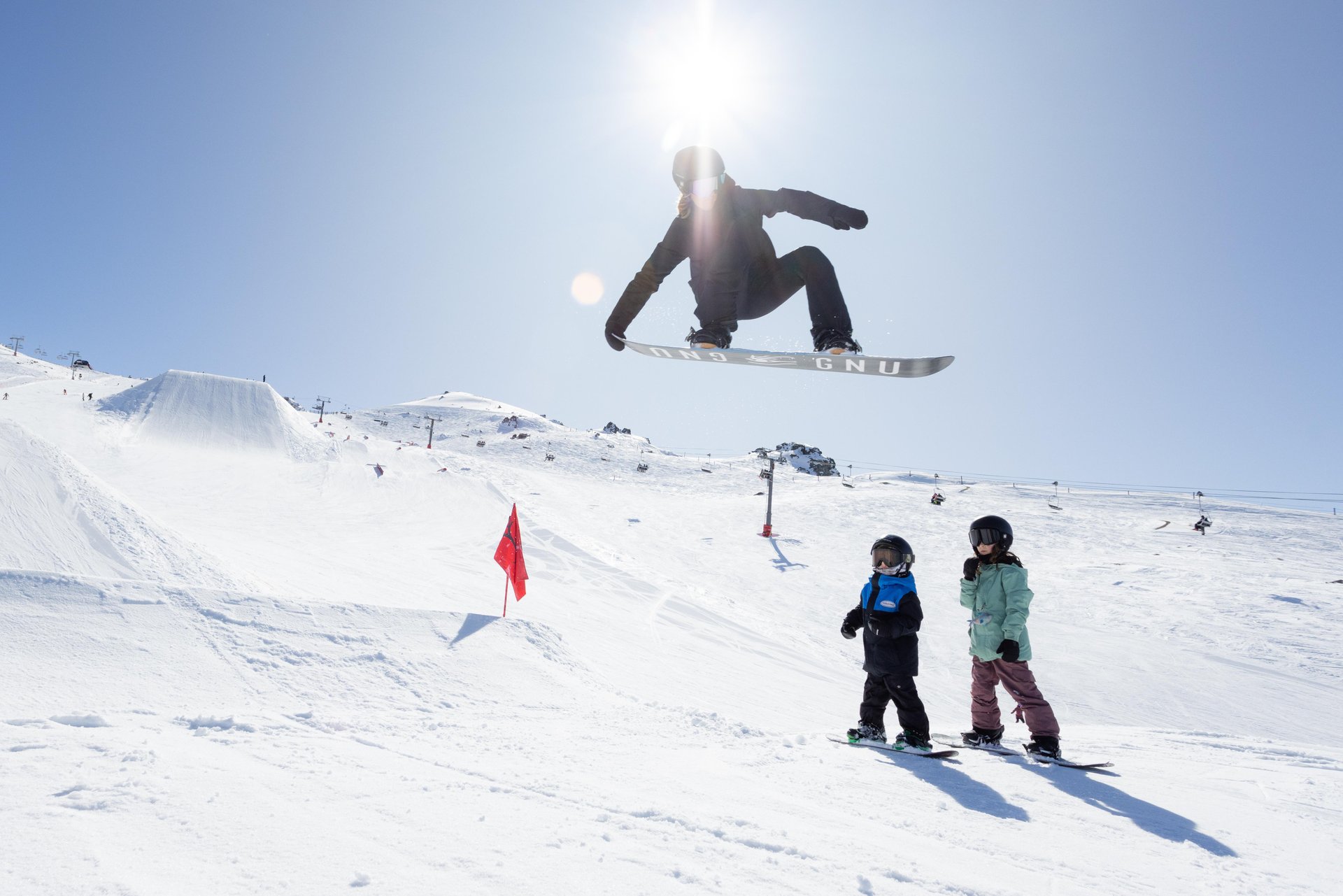 Epic skiing terrain in New Zealand